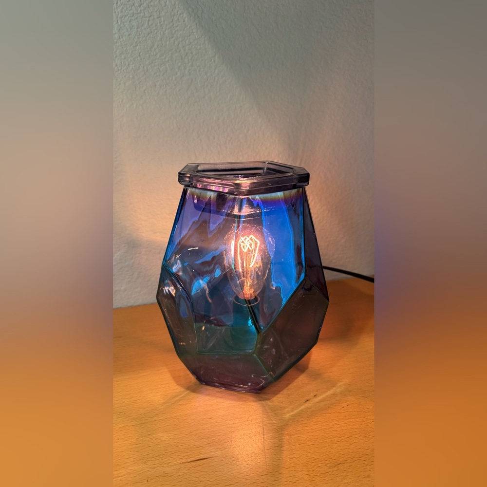Scentsy blue wax warmer